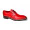 Fennix Italy "Tyler" Antique Red Genuine Alligator / Italian Calfskin Leather Lace-Up Dress Shoes.